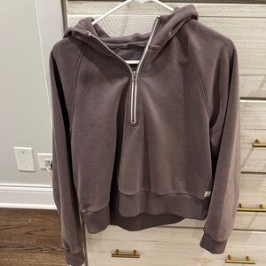Vuori Restore Half Zip Hoodie Purple